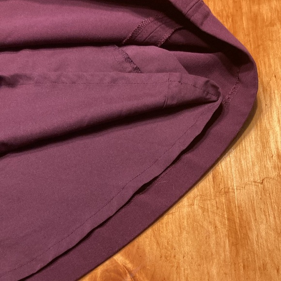 LOFT A-Line Maroon Red Casual Career Skirt - Picture 7 of 8